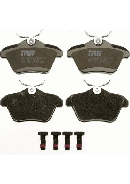 Arka Fren Balatası Alfa 156 Tum Modeller Alfa 166 Tum Modeller 98&gt;