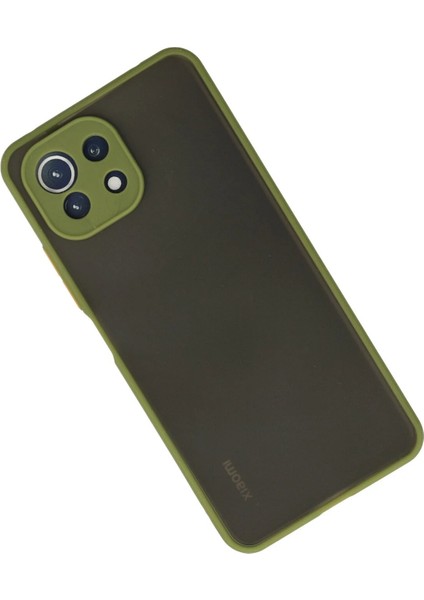 Xiaomi Mi 11 Lite Kılıf Montreal Silikon Kapak - Açık Yeşil Ynsmr