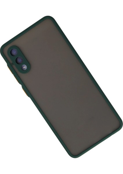Samsung Galaxy A02 Kılıf Montreal Silikon Kapak - Yeşil Ynsmr