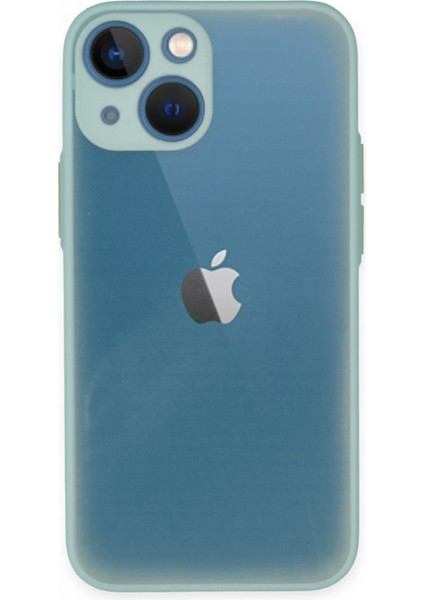 Apple iPhone 15 Plus Kılıf Montreal Silikon Kapak - Açık Yeşil Ynsmr