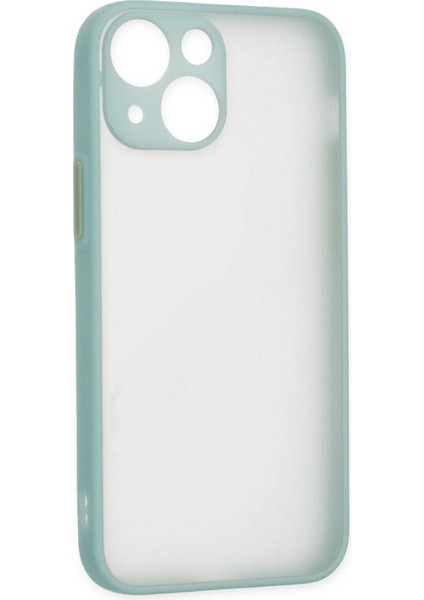 Apple iPhone 15 Plus Kılıf Montreal Silikon Kapak - Açık Yeşil Ynsmr