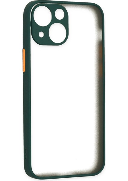 Apple iPhone 15 Plus Kılıf Montreal Silikon Kapak - Yeşil Ynsmr