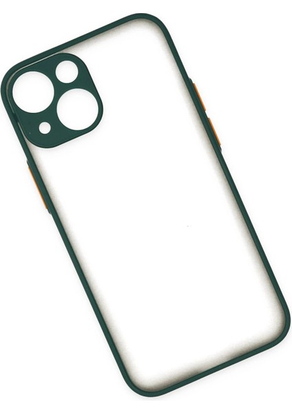 Apple iPhone 15 Plus Kılıf Montreal Silikon Kapak - Yeşil Ynsmr