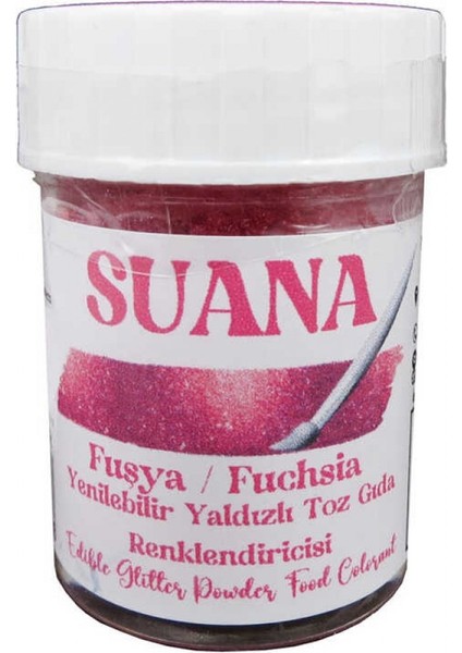 Gıda Boyası Yenilebilir Simli Yaldızlı Fuşya 5 gr