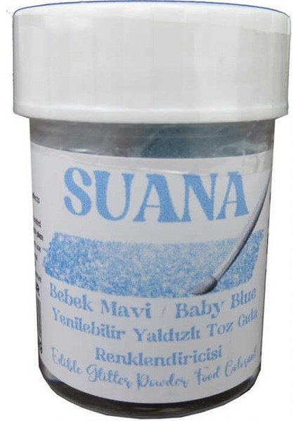 Gıda Boyası Yenilebilir Simli Yaldızlı Mavi 5 gr