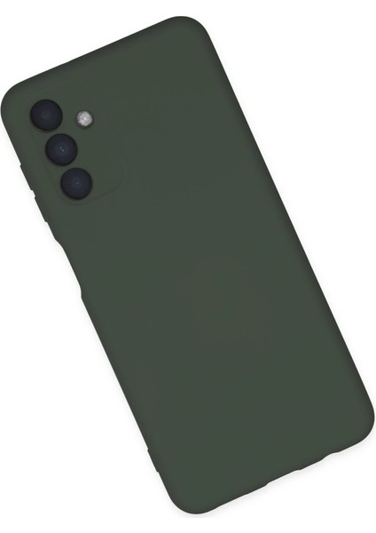 Samsung Galaxy A04S Kılıf Nano Içi Kadife Silikon - Koyu Yeşil Ynsmr modelleri