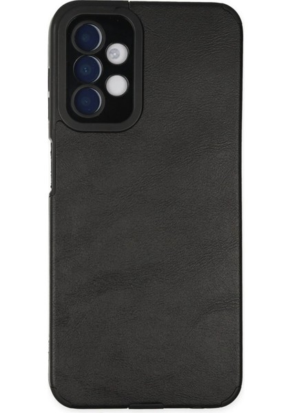 Samsung Galaxy A04S Kılıf Loop Deri Silikon - Siyah Ynsmr