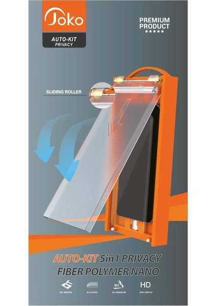 Samsung Galaxy S22 Ultra Autokit 5in1 Fiber Hayalet Polymer Nano Ekran Koruyucu Ynsmr