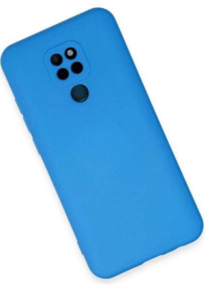 General Mobile Gm 20 Kılıf Nano Içi Kadife Silikon - Mavi Ynsmr
