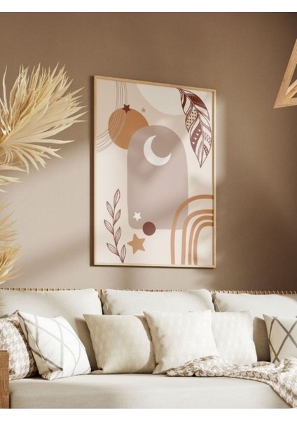 Bohem Minimalist Tasarım, Boho Sanatı Posterleri, Özel Tasarım Kağıt Poster fırsatları