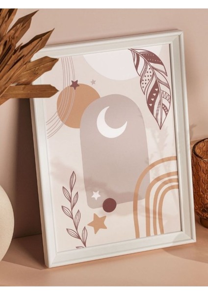 Bohem Minimalist Tasarım, Boho Sanatı Posterleri, Özel Tasarım Kağıt Poster indirimleri