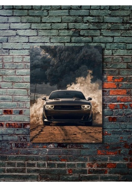 Challenger Srt - Dodge - Eşsiz Tasarım Otomobil Posterleri, Özel Tasarım Kağıt Poster