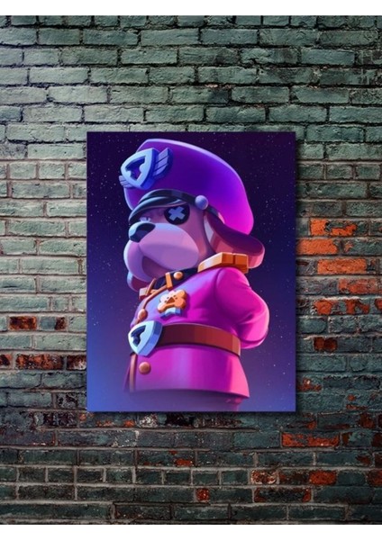 Brawl Stars, Eşsiz Tasarım Oyun, Karakter Posterleri, Özel Tasarım Kağıt Poster