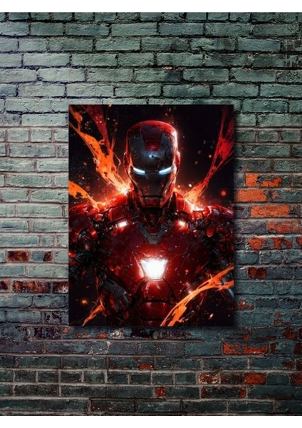 Ironman - Marvel - Film & Dizi Posterleri, Özel Tasarım Kağıt Poster, Duvar Sanatı