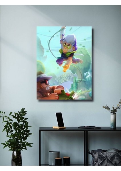 Brawl Stars, Eşsiz Tasarım Oyun, Karakter Posterleri, Özel Tasarım Kağıt Poster modelleri