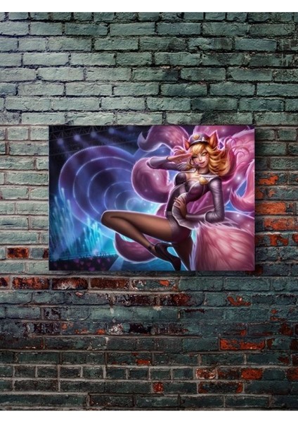 Ahri - Gaming Posterleri, Özel Tasarım Kağıt Poster