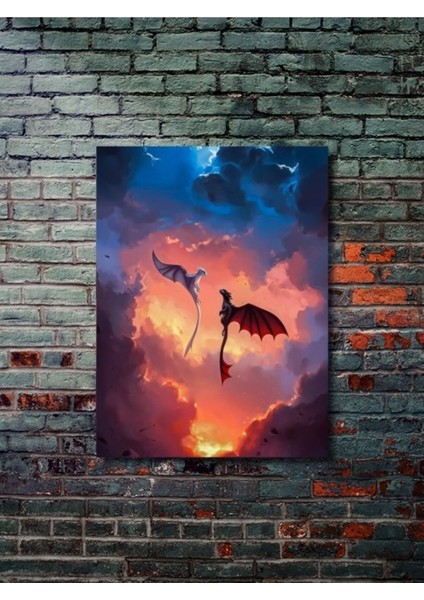 Ejderhanı Nasıl Eğitirsin - Film & Dizi Posterleri, Özel Tasarım Kağıt Poster, Duvar Sanatı