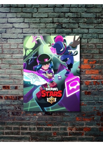 Brawl Stars, Eşsiz Tasarım Oyun, Karakter Posterleri, Özel Tasarım Kağıt Poster