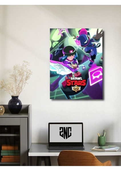 Brawl Stars, Eşsiz Tasarım Oyun, Karakter Posterleri, Özel Tasarım Kağıt Poster fiyatları
