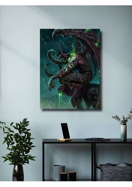 Illidan Stormrage - Warcraft - Gaming Posterleri, Özel Tasarım Kağıt Poster, Duvar Sanatı modelleri