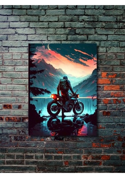 Karma Motosiklet Posterleri, Eşsiz Tasarım Motosiklet Posterleri, Özel Tasarım Kağıt Poster
