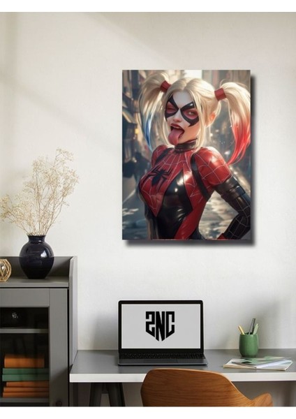 Harley Quinn - Dc Comics - Dizi, Film ve Karakter Özel Tasarım Poster Serisi, Eşsiz Tasarım, fiyatları