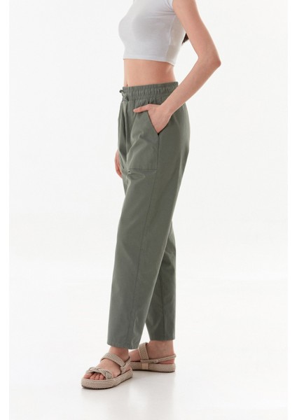 Beli Lastikli Gabardin Pantolon