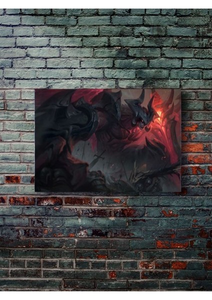 Aatrox - Gaming Posterleri, Özel Tasarım Kağıt Poster