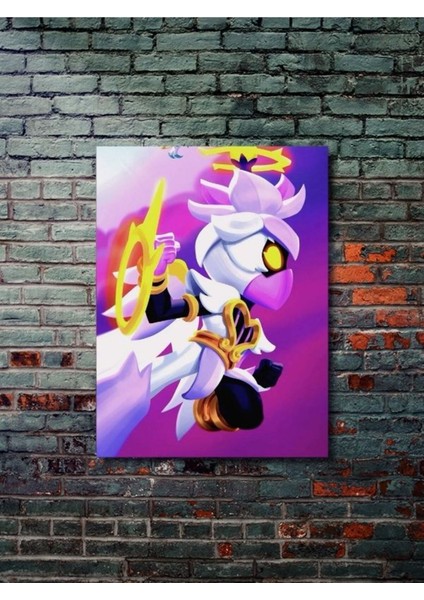 Brawl Stars, Eşsiz Tasarım Oyun, Karakter Posterleri, Özel Tasarım Kağıt Poster