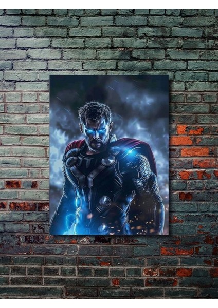Thor - Marvel - Film & Dizi Posterleri, Özel Tasarım Kağıt Poster, Duvar Sanatı