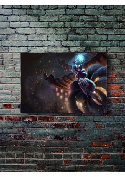 Ahri - Gaming Posterleri, Özel Tasarım Kağıt Poster