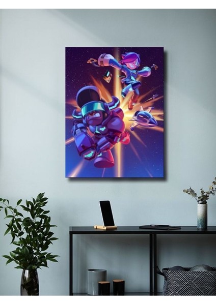 Brawl Stars, Eşsiz Tasarım Oyun, Karakter Posterleri, Özel Tasarım Kağıt Poster modelleri