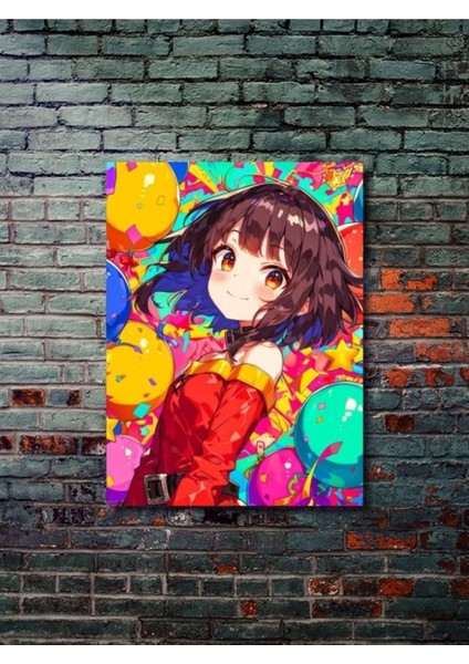 Megumin - Kono Subarashii Sekai Ni Shukufuku - Anime & Manga Posterleri, Özel Tasarım Kağıt Poster