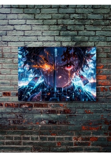 Tanjiro - Demon Slayer - Anime & Manga Posterleri, Özel Tasarım Kağıt Poster