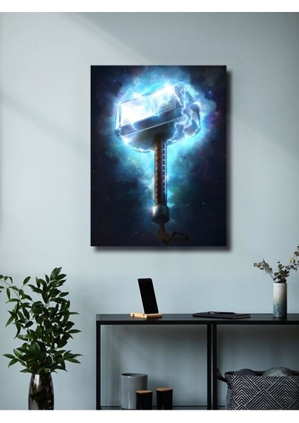 Mjolnir - Thor - Iskandinav Mitolojisi, Mitoloji, Karakter Posterleri, Özel Tasarım Kağıt Poster,