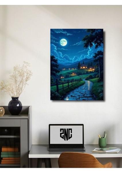 Manzara, Doğa Temalı Poster, Özel Tasarım Kağıt Poster, Duvar Sanatı