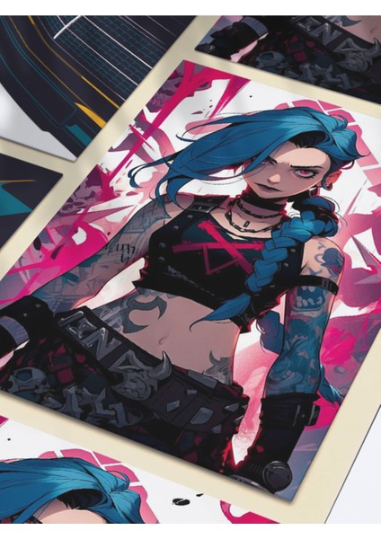 Jinx - Oyun Posterleri, Özel Tasarım Kağıt Poster fırsatları