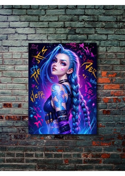 Jinx - L.o.l. - Oyun Posterleri, Özel Tasarım Kağıt Poster