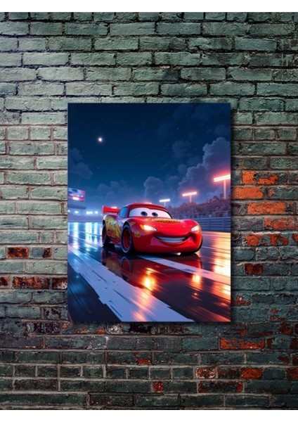 Şimşek Mcqueen - Cars - Film & Dizi Posterleri, Özel Tasarım Kağıt Poster, Duvar Sanatı