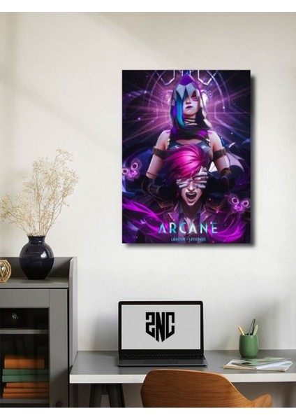 Jinx - L.o.l - Oyun Posterleri, Özel Tasarım Kağıt Poster