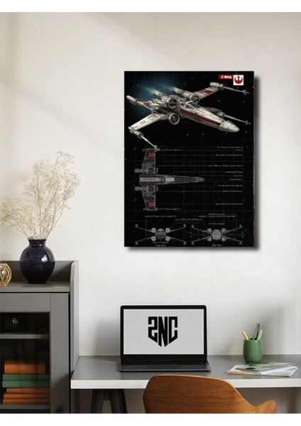 x -Wing - Star Wars - Gemi Şemaları - Film & Dizi Posterleri, Özel Tasarım Kağıt Poster fiyatları