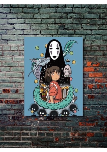 Ruhların Kaçışı (Spirited Away) - Anime & Manga Posterleri, Özel Tasarım Kağıt Poster