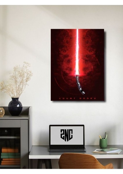 Count Dooku, Starwars Işın Kılıcı Koleksiyon, Film ve Karakter Özel Tasarım Poster Serisi fiyatları