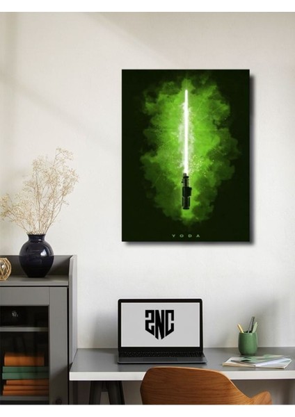 Yoda, Starwars Işın Kılıcı Koleksiyon, Film ve Karakter Özel Tasarım Poster Serisi fiyatları