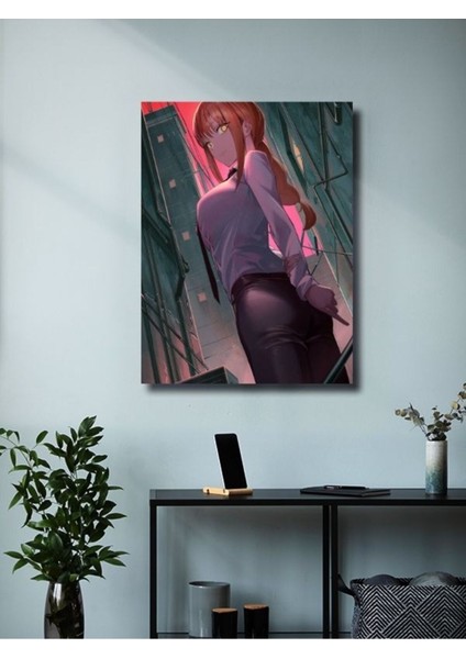 Makima - Chainsaw Man, Anime - Manga Serisi, Özel Tasarım Kağıt Poster, Duvar Sanatı modelleri