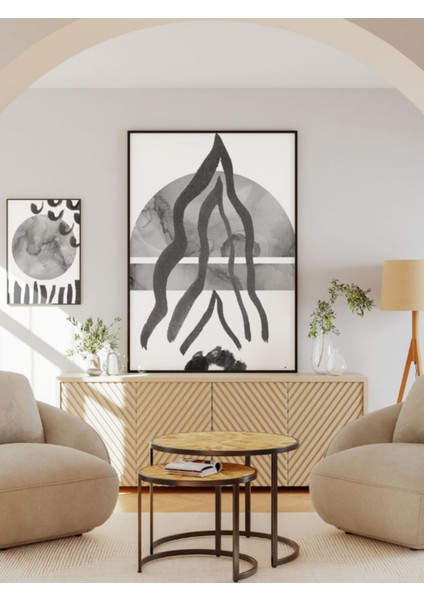 Bohem Minimalist Tasarım, Boho Sanatı Posterleri, Özel Tasarım Kağıt Poster