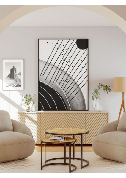 Bohem Minimalist Tasarım, Boho Sanatı Posterleri, Özel Tasarım Kağıt Poster