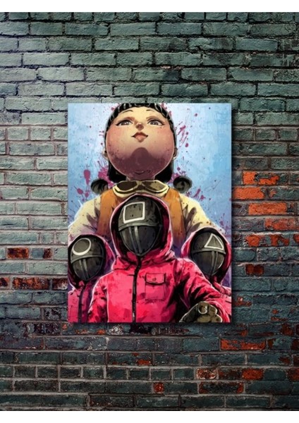 Squid Game - Film & Dizi Posterleri, Özel Tasarım Kağıt Poster, Duvar Sanatı