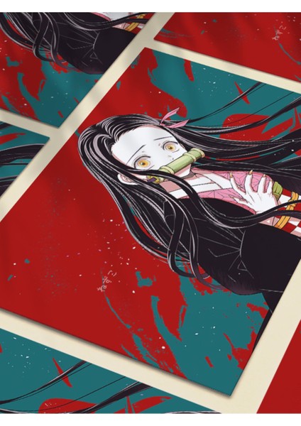 Nezuko - Demon Slayer - Anime & Manga Posterleri, Özel Tasarım Kağıt Poster fırsatları