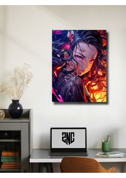 Nezuko - Demon Slayer - Anime & Manga Posterleri, Özel Tasarım Kağıt Poster, Duvar Sanatı modelleri